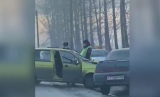 ДТП, Красная горка, Прокопьевск 30.11.2021 (ВИДЕО)
