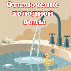 МП "Исток" сообщает об остановке подачи холодной воды