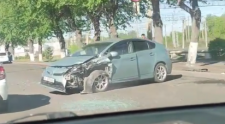 ДТП, рядом с автовокзалом, у ост. Стадион. 8-50 утра (ВИДЕО)