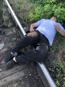 ЧУДОМ ОСТАЛСЯ ЖИВ киселевчанин, уснувший на ж/д путях